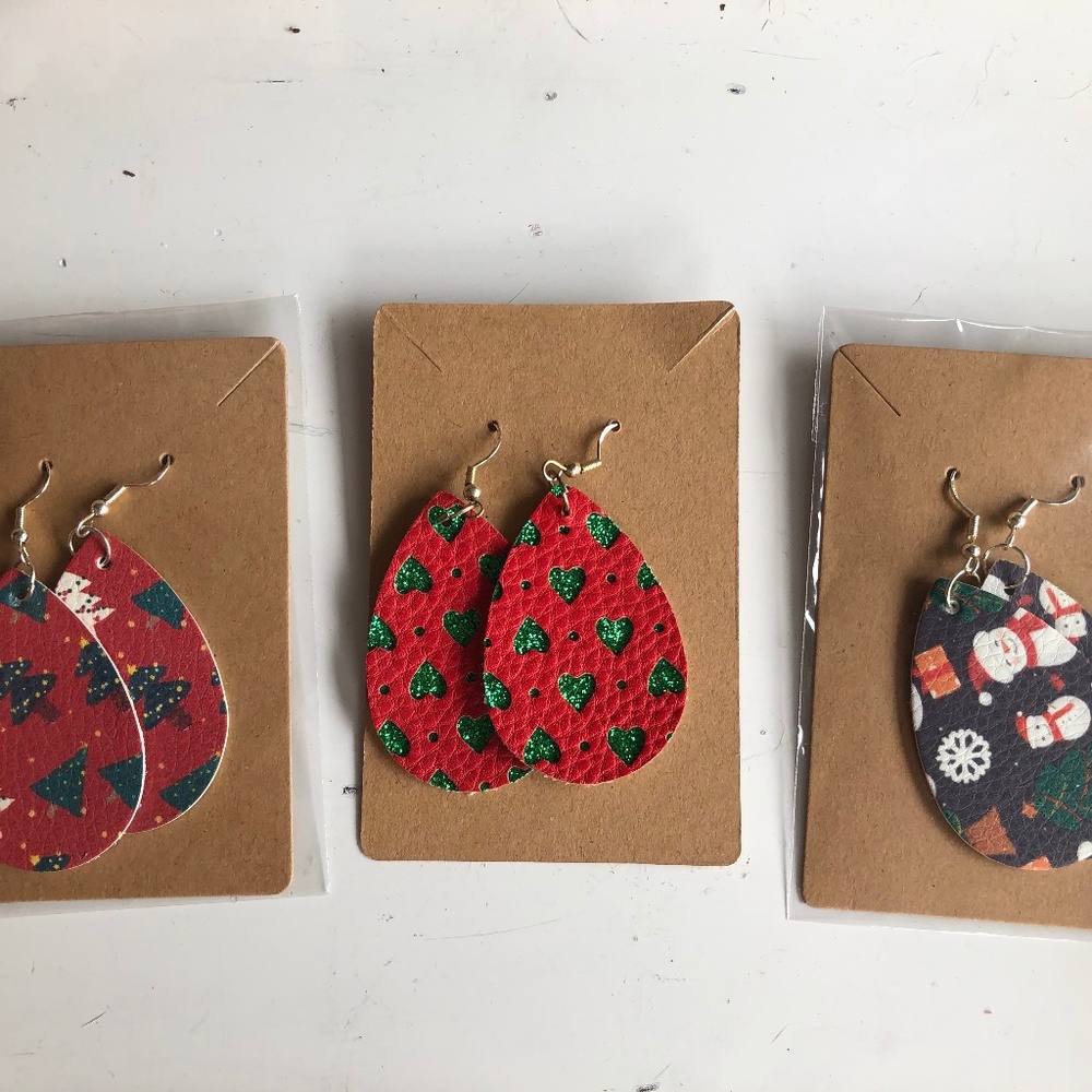 Christmas Earrings - pick 3 for $10